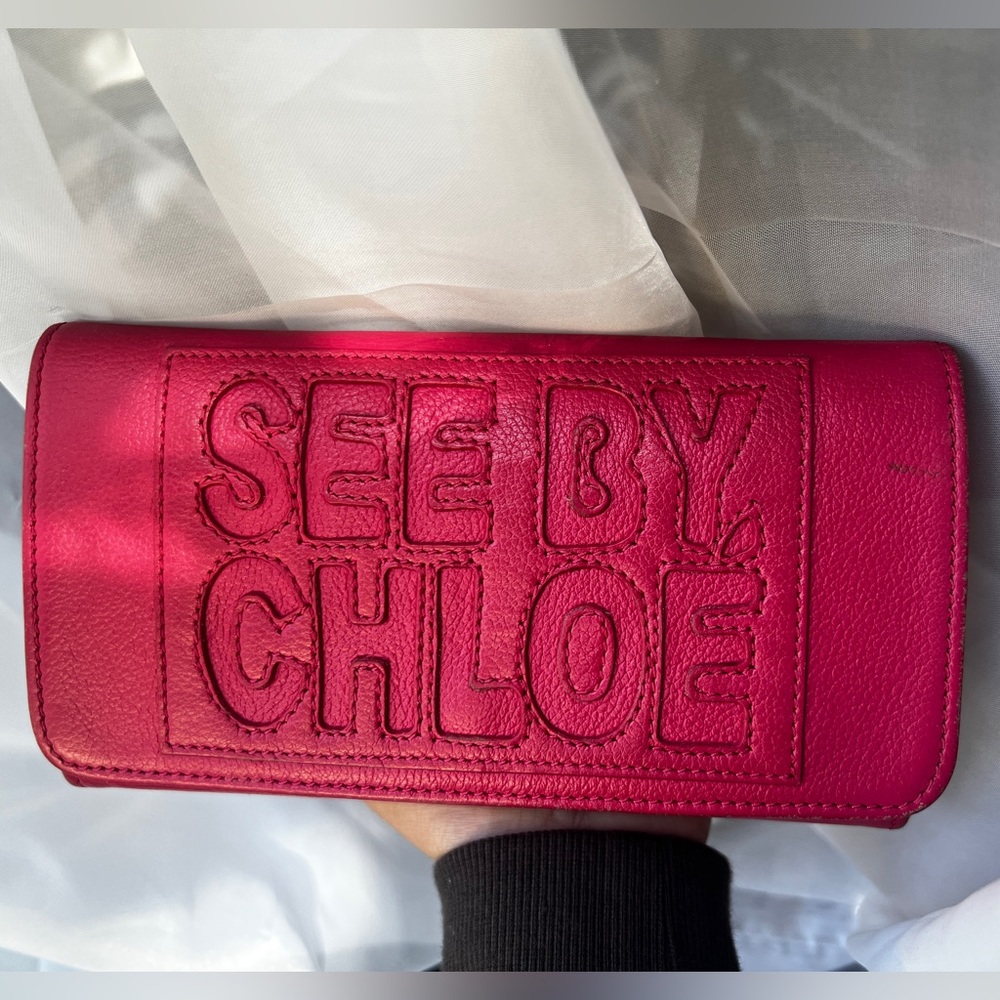 Chloe Pink Wallet, See by Chloe